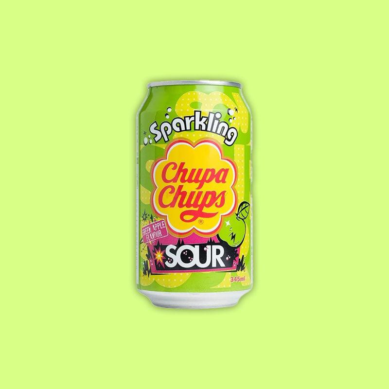 Chupa Chups Soda Sour Green Apple 345ml (Korea)