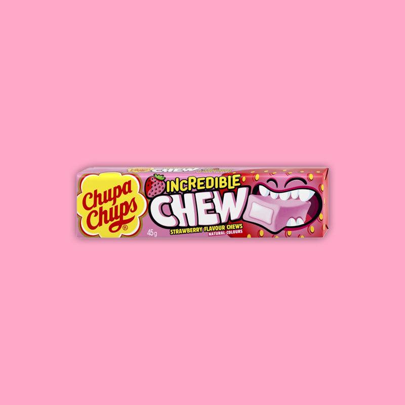 Chupa Chups Incredible Chew Strawberry 45g (Netherlands)
