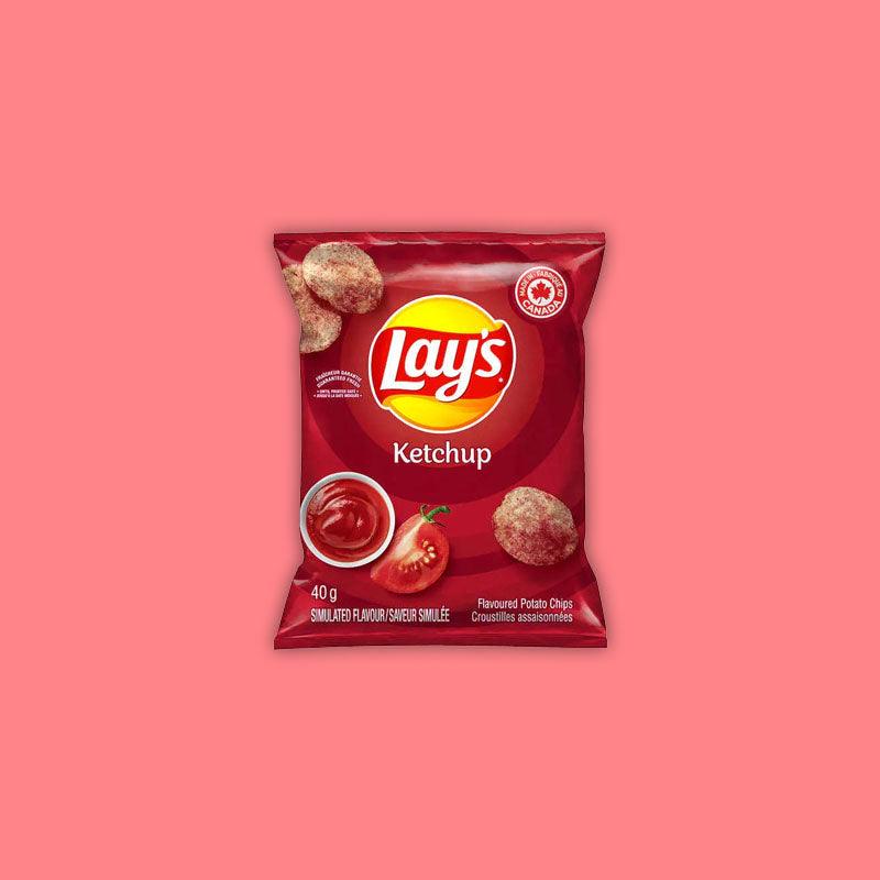 Lay's Ketchup Chips 40g (Canada)