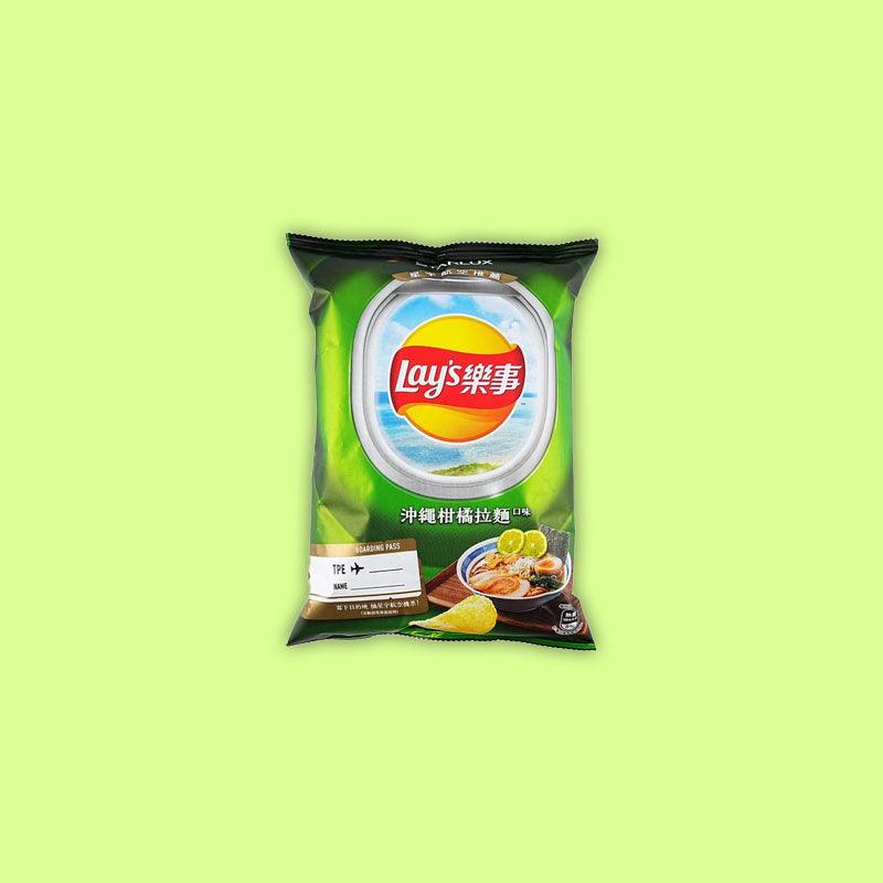 Lay's Okinawa Citrus Ramen 59g (Taiwan)