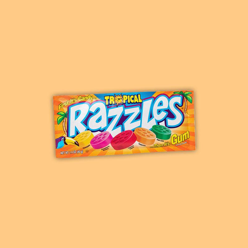 Razzles Gum Tropical 1.4oz (USA)