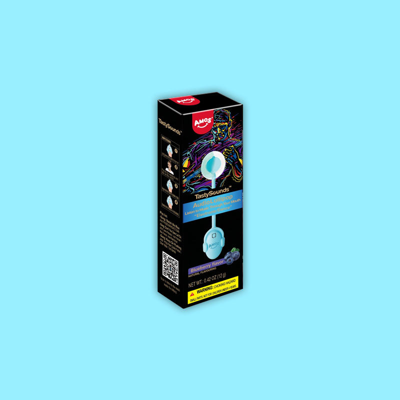 Amos Tasty Sounds Audio Lolipop Blueberry 12g (USA)