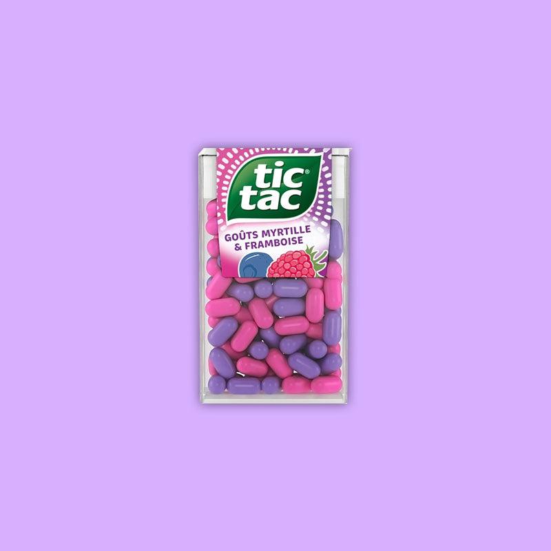 Tic Tac Gouts Myrtille & Framboise 20g (France)