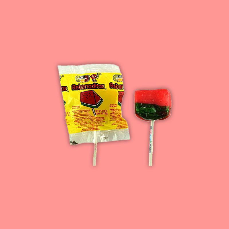 Vero Slice Watermelon No Chili Lollipop 16g (Mexico)