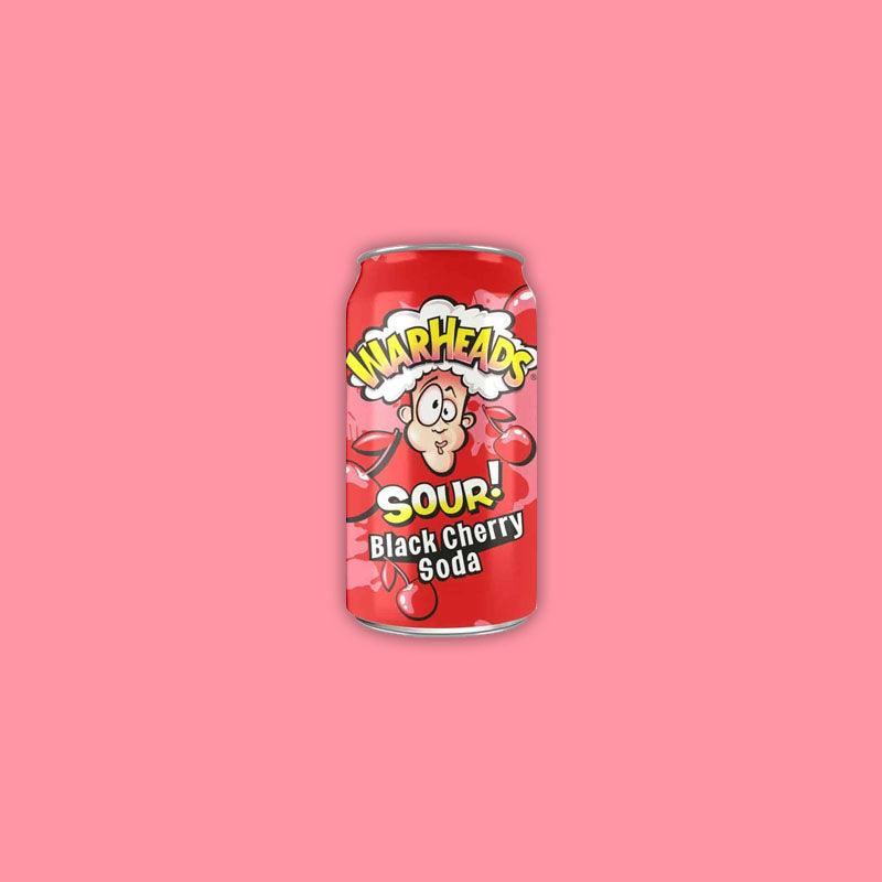Warheads Sour Black Cherry Soda 340ml (Canada)