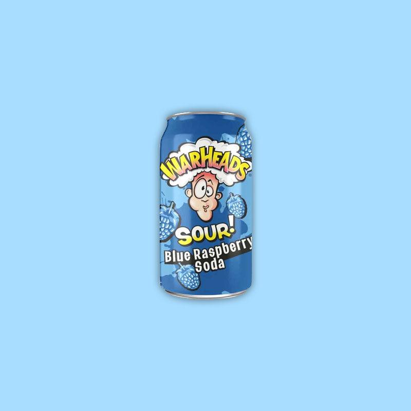 Warheads Sour Blue Raspberry Soda 340ml (Canada)