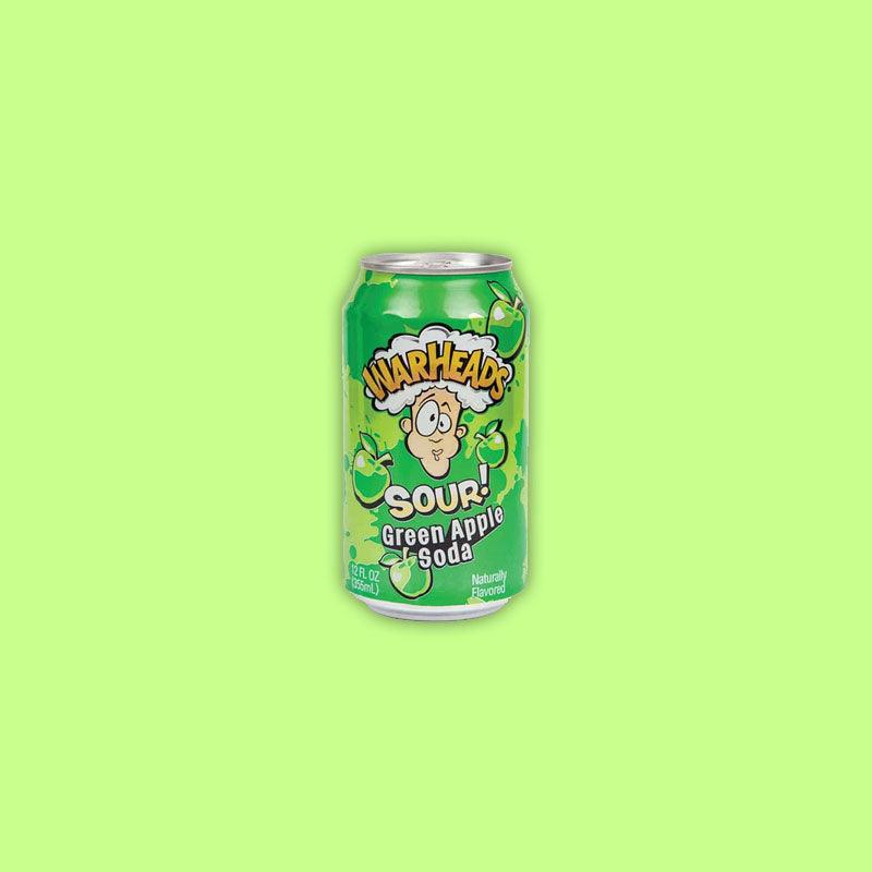 Warheads Sour Green Apple Soda 340ml (Canada)