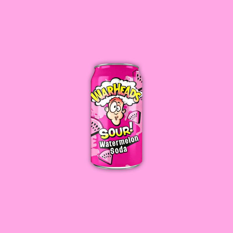 Warheads Sour Watermelon Soda 340ml (Canada)