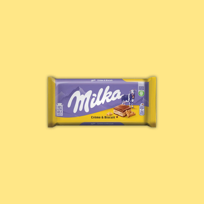 Milka Cream & Biscuit 100g (Europe)