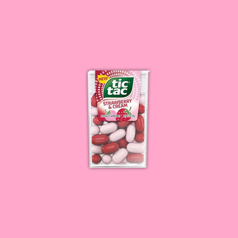 Tic Tac Strawberry & White Cream 29g (Netherlands)